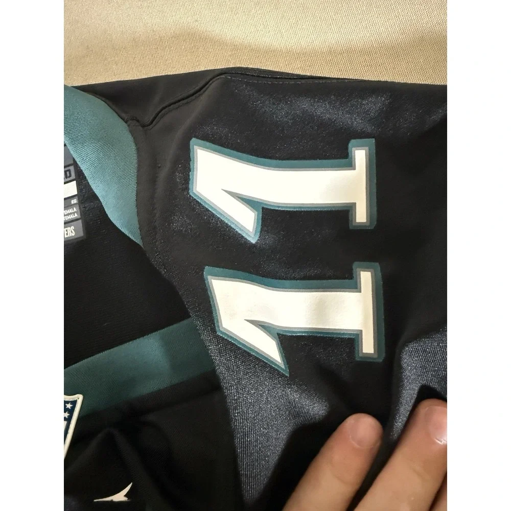 Philadelphia Eagles Jersey Adult Extra Large Black Nike Onfield Carson Wentz #11
